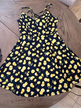 Nine Britton Lemon skater dress